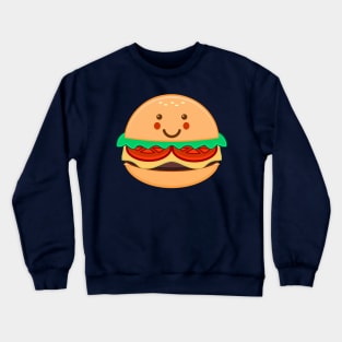 Kawaii Burger Crewneck Sweatshirt